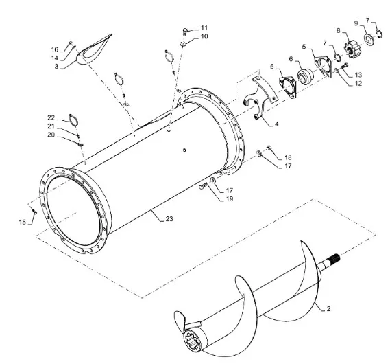 87575223 - секция шнека